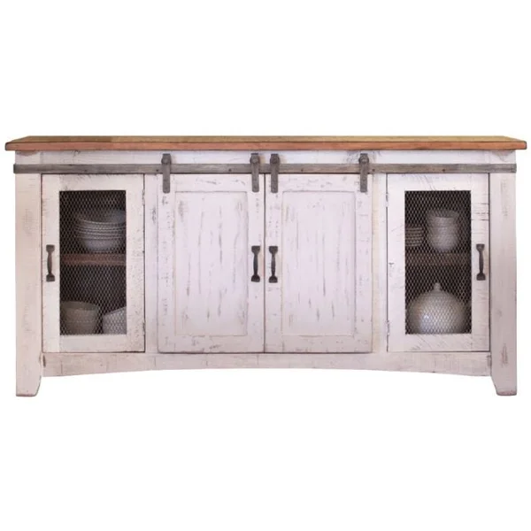 Pueblo 70" Media Console - White