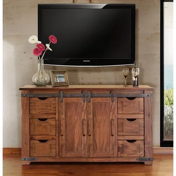 Parota 60" Media Console - Brown