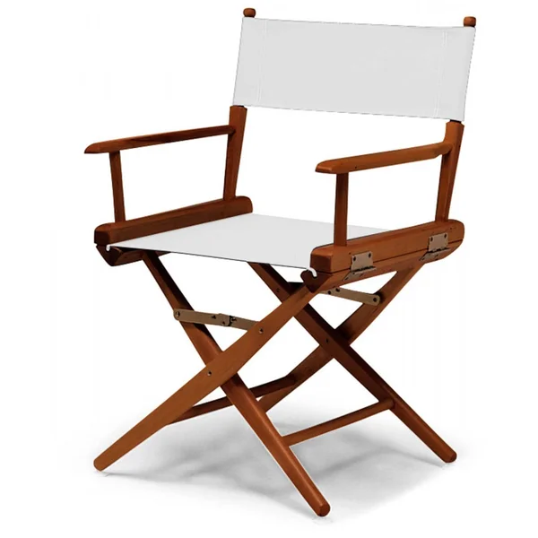 World Famous Dining Height Director Chair By Telescope Casual - Walnut/White
