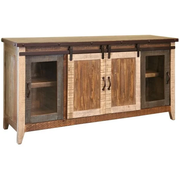 Antique 70" Barndoor Console