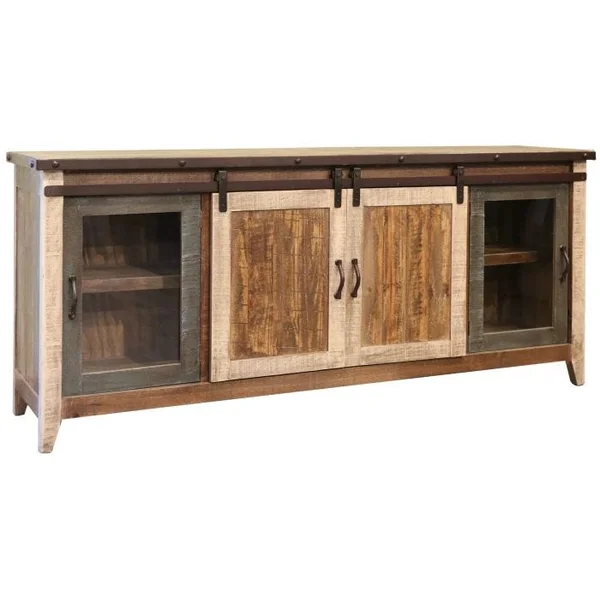 Antique 80" Barndoor Console