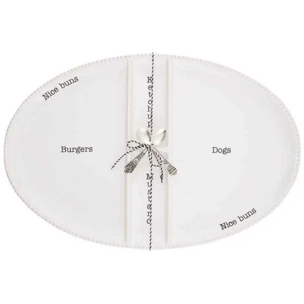 Burger & Hot Dog Platter Set