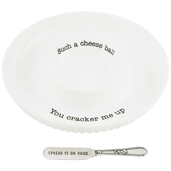 Cheese Ball Dish Set