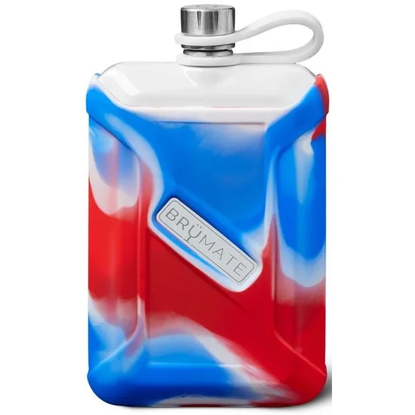 Canteen 8oz | Red White Blue Swirl