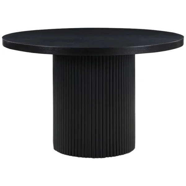 Belinda 48" Round Dining Table - Black