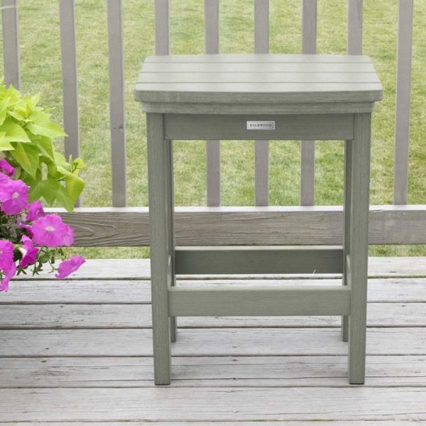 Hart Lane Recycled Plastic Bar Stool Counter Height in Eucalyptus by Lakeview Outdoor Designs