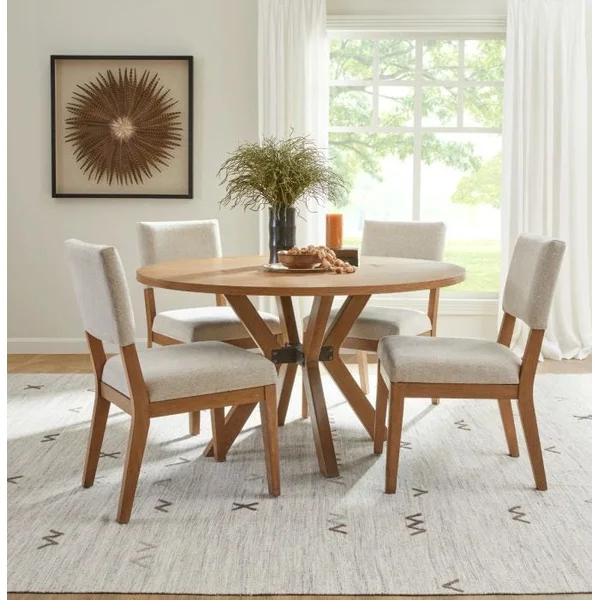 Millwork 5-Piece Round Dining Set