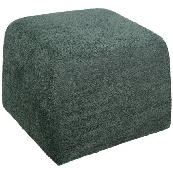 Green Fabric Ottoman