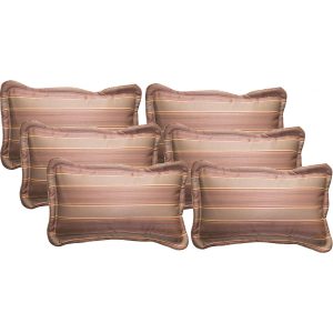 Darlee Multi Striped 6 Piece 19 X 12 Throw Pillow Set - DL31-RP-6