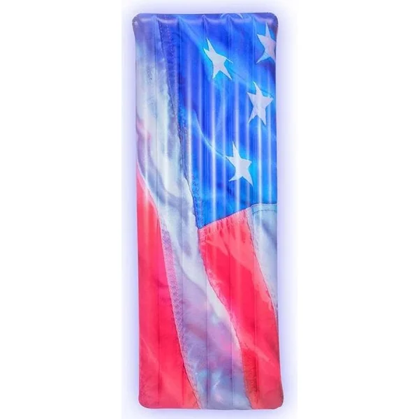 Stars & Stripes LED Deluxe Pool Raft