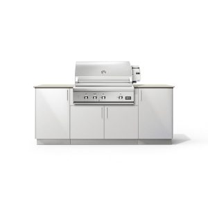 Urban Bonfire Sierra 36 Outdoor Kitchen w/ DCS Natural Gas Grill, Danae Dekton Countertop & Chantilly Finish - B-Sierra-36-DCS-Danae-Chantilly