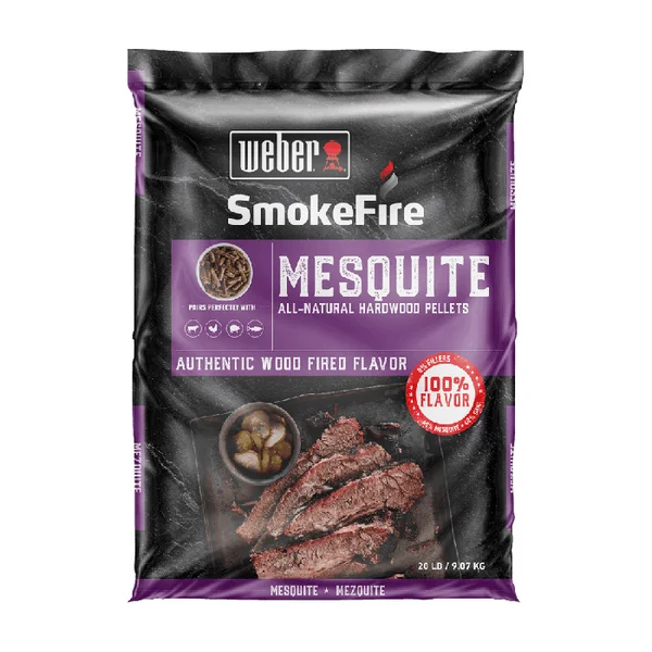 Weber Mesquite All-Natural Hardwood Pellets - 20lbs