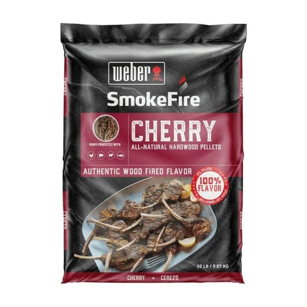 Weber Cherry All-Natural Hardwood Pellets - 20lbs