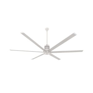 Big Ass Fans 96-Inch i6 Ceiling Fan Universal Mount W/24-Inch Ext Tube & LED in Driftwood - MK-I61-081906A729F772I24S2