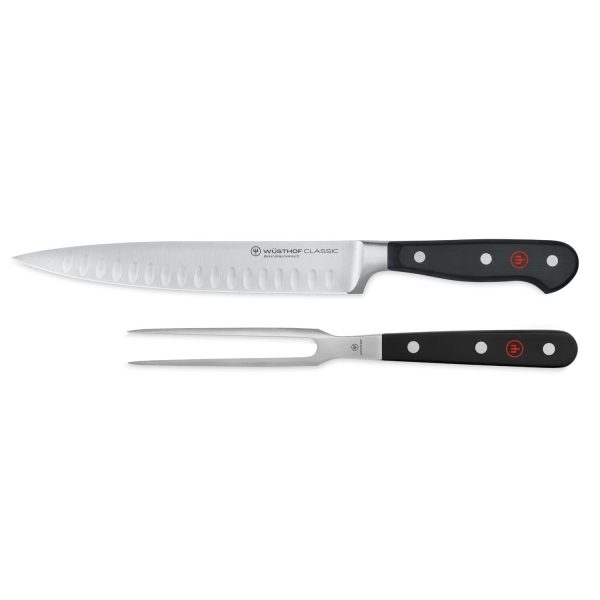 Wusthof Classic 2-Piece Hollow Edge Carving Knife Set - 1120160212
