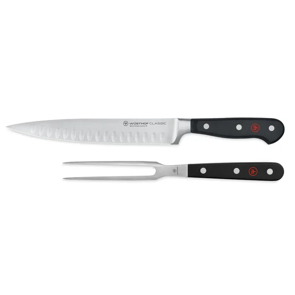 Wusthof Classic 2-Piece Hollow Edge Carving Knife Set - 1120160212