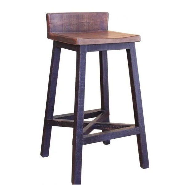 Pueblo Bar Stool - Black