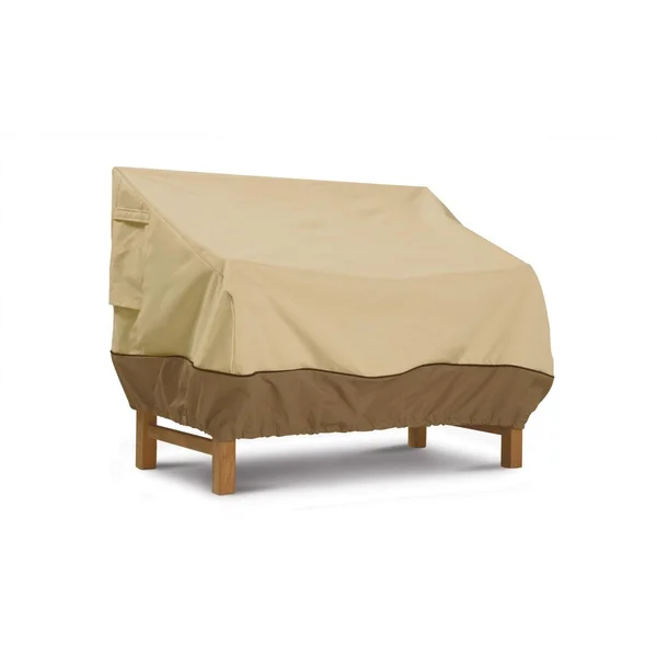 Classic Accessories Veranda Patio Bench Cover - Pebble/Bark/Earth