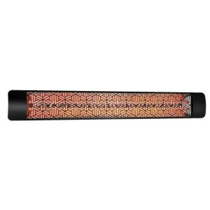Eurofase Mason Series 61-Inch 6000 Watt Dual Element 240V Electric Infrared Patio Heater In Black - EF60240B3