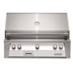 Alfresco ALXE 36-Inch Built-In Propane Grill With Sear Zone And Rotisserie in Signal White Gloss - ALXE-36SZ-LP-S9003