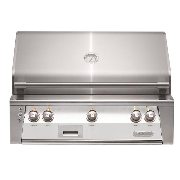 Alfresco ALXE 36-Inch Built-In Propane Grill With Sear Zone And Rotisserie in Signal White Gloss - ALXE-36SZ-LP-S9003