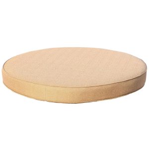 Darlee Santa Anita Replacement Round Cocktail Ottoman Sunbrella Cushion - Sesame