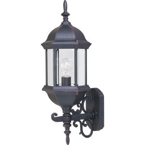 Maxim Builder Cast One Light 22-Inch Outdoor Wall Light - Empire Bronze - 1072CLEB