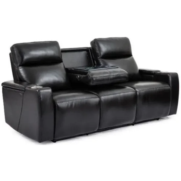 Entertainment Power Reclining Console Sofa