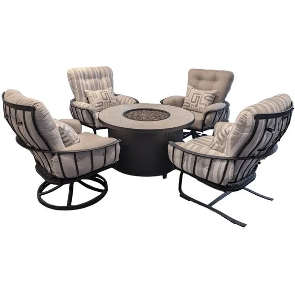 Urban Monterra 5-Piece Fire Pit Chat Set
