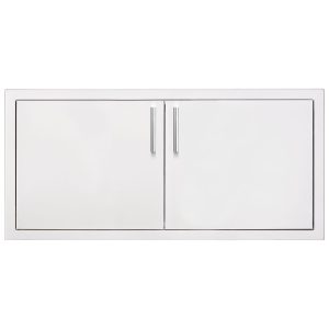 Summerset 36 Inch 2-Drawer Dry Storage Pantry & Enclosed Cabinet Combo - DP-36DC