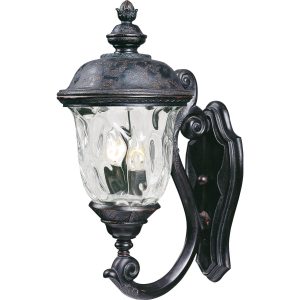 Maxim Carriage House VX Two Light 20-Inch Outdoor Wall Light - Oriental Bronze - 40423WGOB