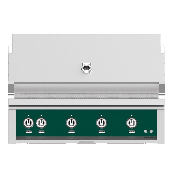 Hestan 42-Inch Built-In Propane Gas Grill W/ Sear Burner & Rotisserie - Grove - GMBR42-LP-GR