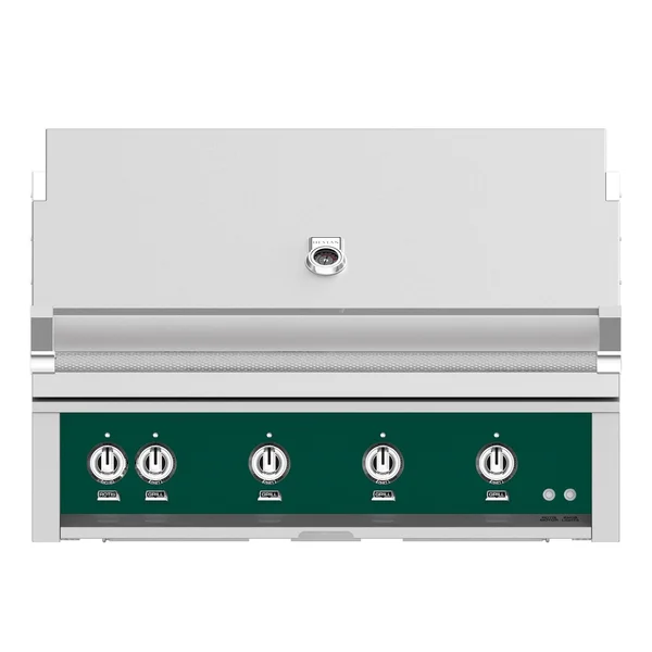Hestan 42-Inch Built-In Natural Gas Grill W/ Sear Burner & Rotisserie - Grove - GMBR42-NG-GR