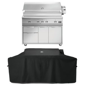 DCS Series 9 48-Inch Propane Gas Grill W/ Rotisserie, Cart, & Grill Cover - BE1-48RC-L