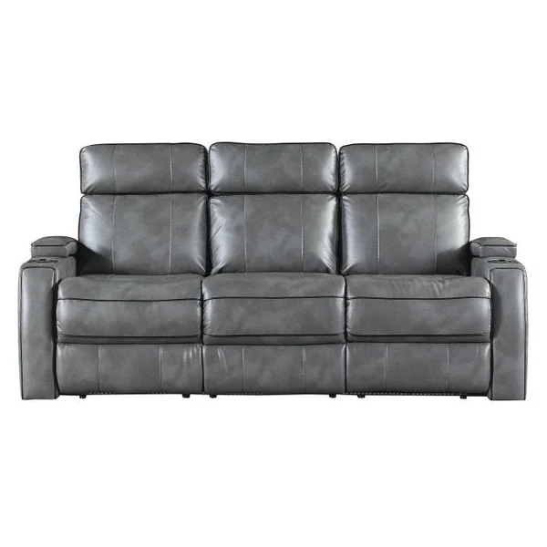 Greyson Power Reclining Sofa with Console