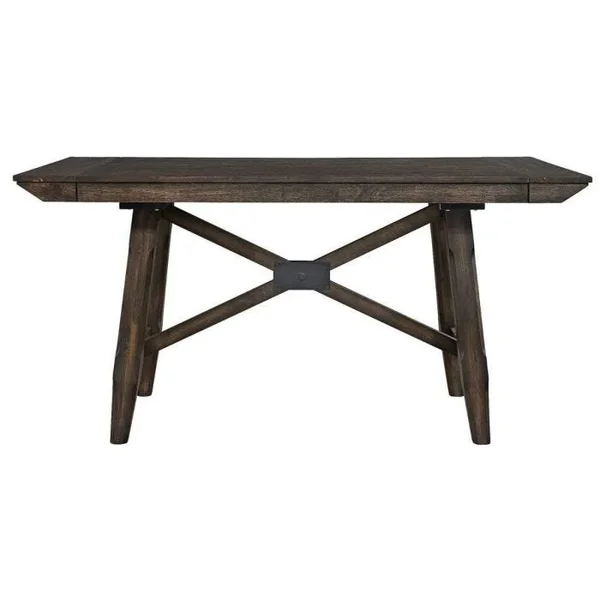 Double Bridge Collection 72" Rectangular Counter Height Dining Table