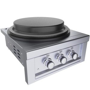 Sunstone 24 Inch Power Cirque Solid Steel Griddle - SUN24PCB-GD-NG