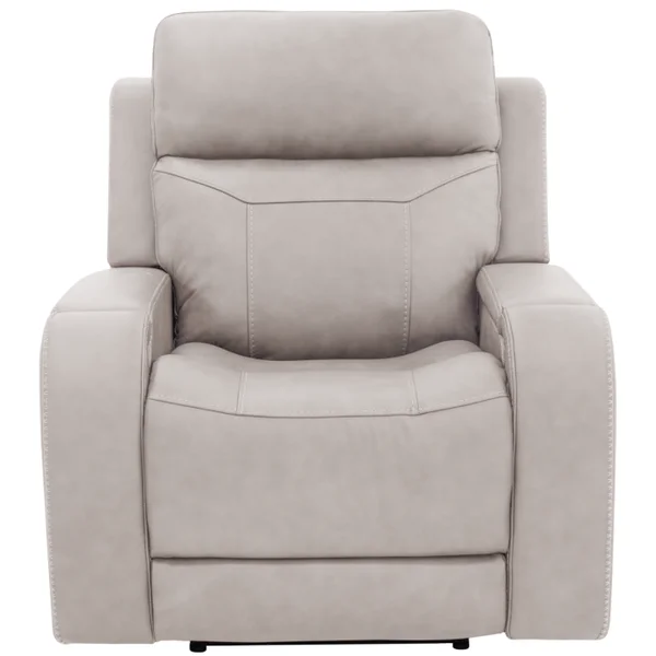 Stevenson Triple Power Recliner with Massage/Heat/Media - White