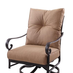 Darlee Santa Anita Replacement Club Chair Cushions - Set of 2 - Sesame