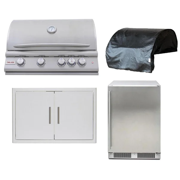 Blaze LTE+ 4-Piece 32-Inch Natural Gas Outdoor Kitchen Package