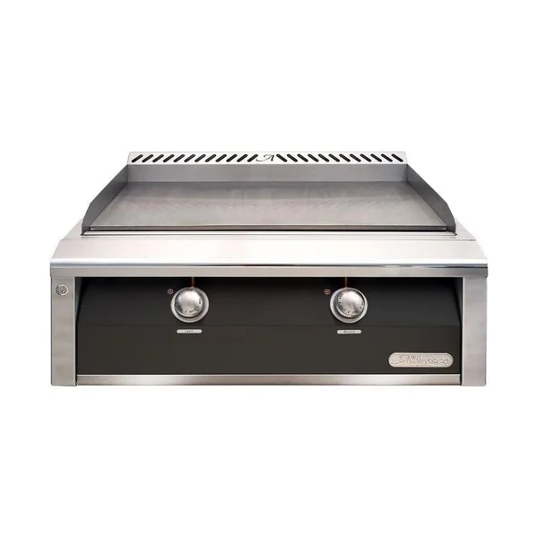 Alfresco 30-Inch Natural Gas Griddle in Jet Black Matte - AXE-30GT-NG-SM9005