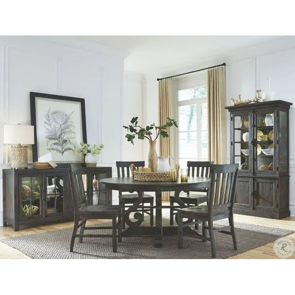 Bellamy 5-Piece 48" Round Dining Set with Side Chairs