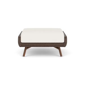 Essence Lloyd Loom Ottoman in Bark/Sailcloth Salt by Lloyd Flanders