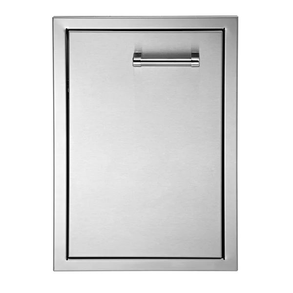 Delta Heat 18-Inch Left Hinged Stainless Steel Single Access Door - Vertical - DHAD18L-C