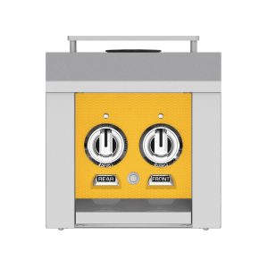 Hestan Built-In/Cart Mounted Natural Gas Double Side Burner - Sol - AGB122-NG-YW