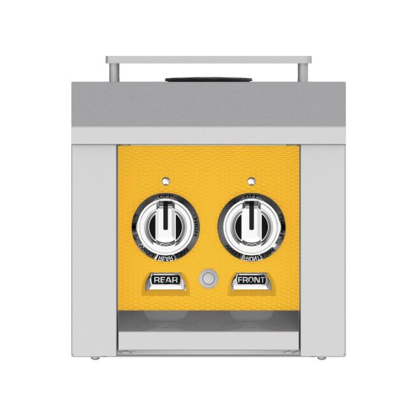 Hestan Built-In/Cart Mounted Natural Gas Double Side Burner - Sol - AGB122-NG-YW