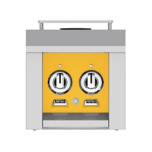 Hestan Built-In/Cart Mounted Natural Gas Double Side Burner - Sol - AGB122-NG-YW