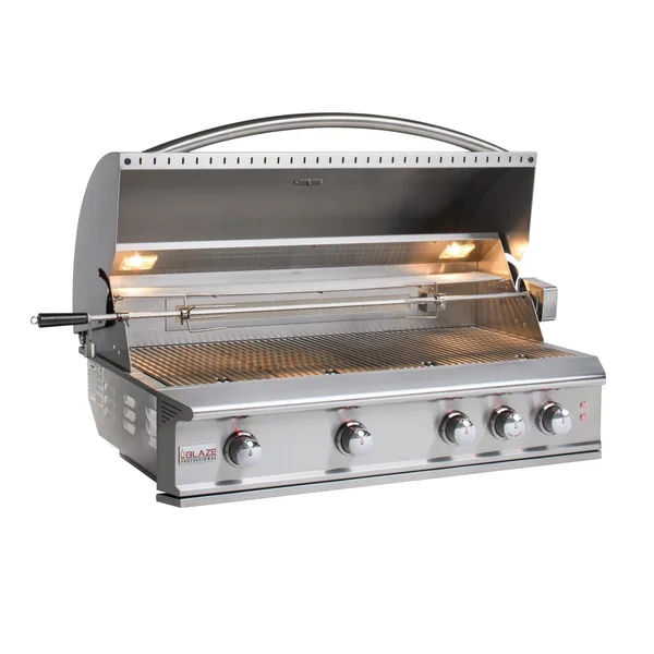 Blaze Professional LUX 44-Inch 4-Burner Built-In Propane Gas Grill w/ Rear Infrared Burner - BLZ-4PRO-LP