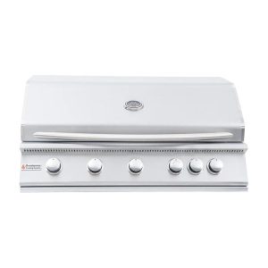 RCS Premier Series 40-Inch 5-Burner Built-In Natural Gas Grill With Rear Infrared Burner - RJC40A