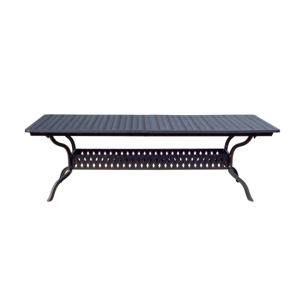 Series 30 92 X 42 Inch Cast Aluminum Extendable Dining Table by Darlee